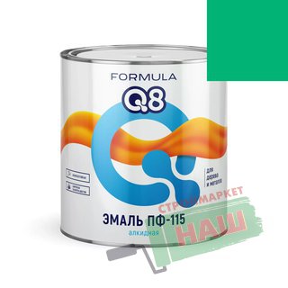 ЭМАЛЬ  ПФ-115  САЛАТНАЯ  1,9 КГ "FORMULA Q8"