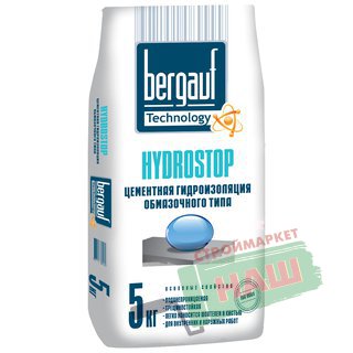 Гидроизоляция цем. Bergauf Hydrostop 5кг