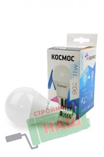 Лампа светодиодная А60 11W 220V Е27 4500К BASIC Космос