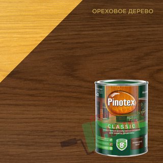 PINOTEX CLASSIC NW антисептик, ореховое дерево (1л)