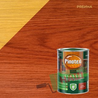 PINOTEX CLASSIC NW антисептик, рябина (1л)