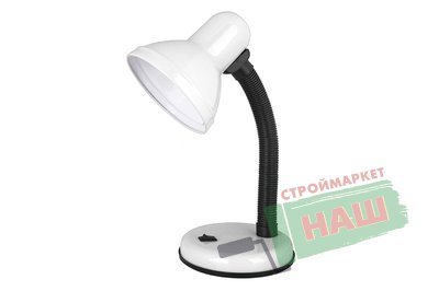 Ultraflash UF-301 С01 белый (Светильник настольный,230V 60W)