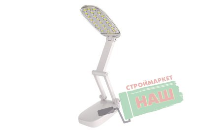 Ultraflash UF-703 C02 белый (Свет-ник наст., аккум., 24 LED)