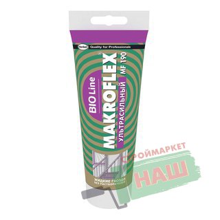 ЖИДКИЕ ГВОЗДИ "MAКROFLEX BIO LINE"  MF190 УЛЬТРАСИЛЬНЫЕ ПРОЗРАЧНЫЕ 185 Г